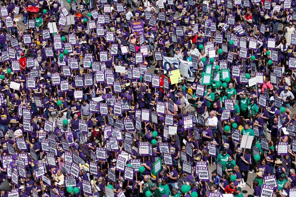 seiu rally